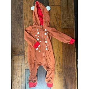Cat & Jack Reindeer Romper (18m)